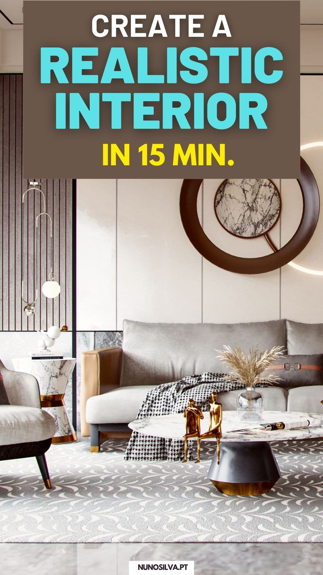 How To Create a REALISTIC Interior Render in just 15 minutes - Nuno ...